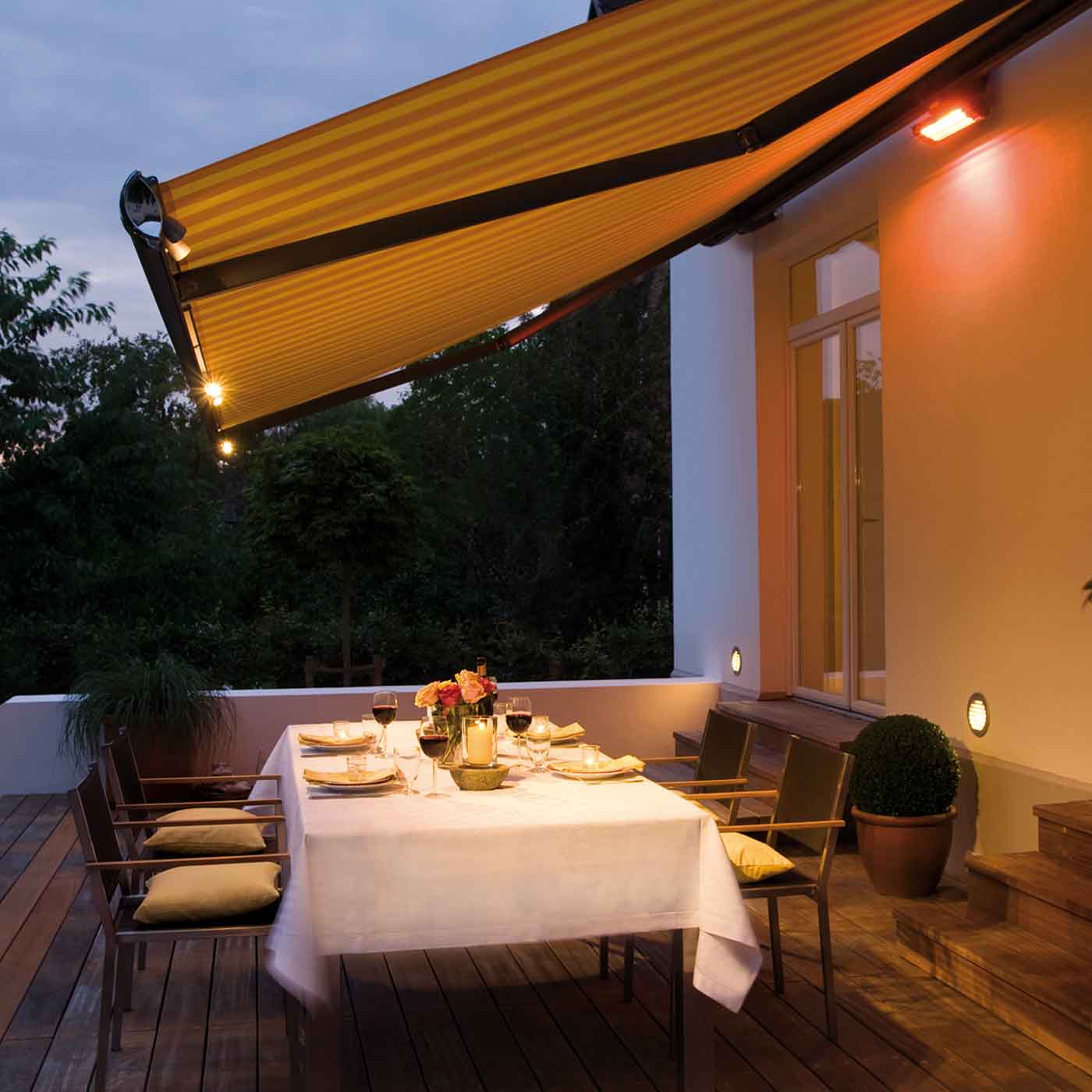 Markilux motorised awnings