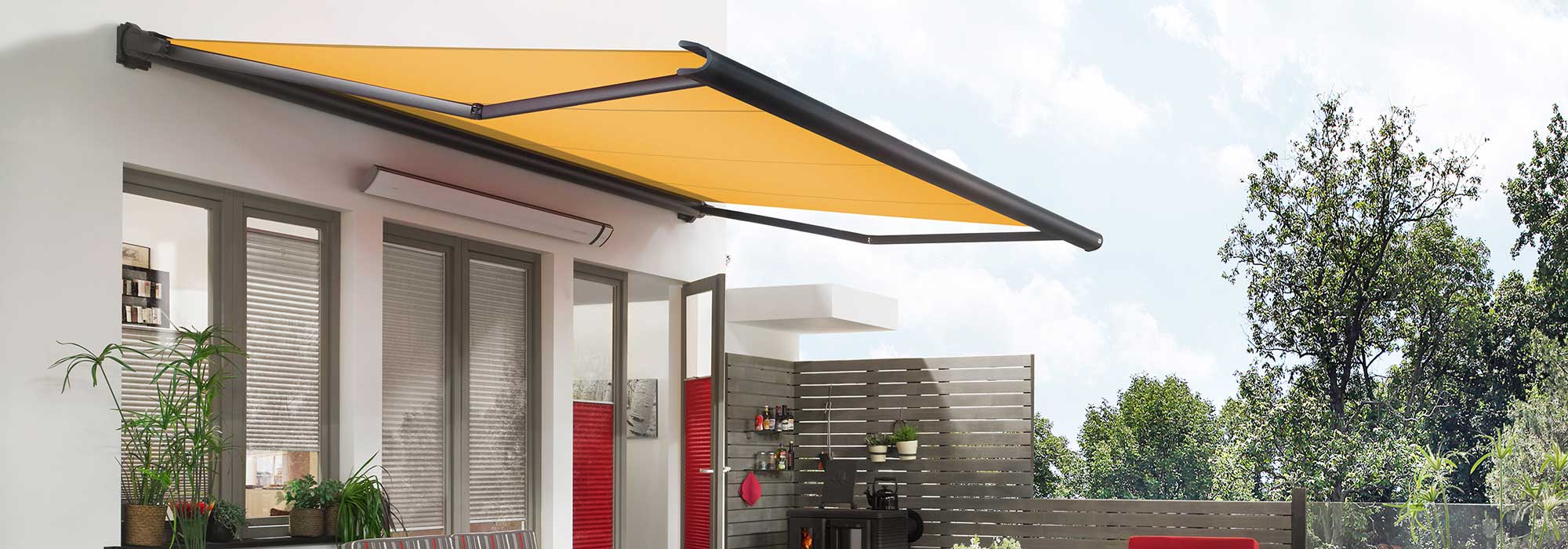 Markilux motorised awnings