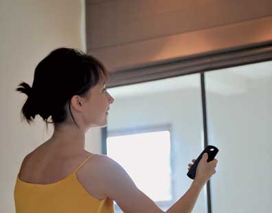 Electric smart roman blinds